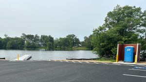 DNREC has announced the reopening of the Ingrams Pond boat ramp near Millsboro after a construction project that included a new ramp and courtesy dock
